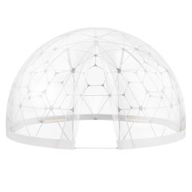 Garden Dome Igloo Tent House, 9.5 FT Dome Tent, Upgraded Garden Igloo with PVC Transparent Cover and Window