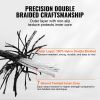 Durable Nylon Cord, 3/16 inch x 1000 ft, 32-Strand Design, 720 LBS Load Capacity, Multi-Purpose Rope for Outdoor Adventures, Tree Work
